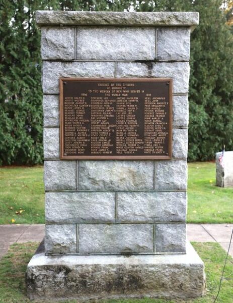 CITIZENS OF HOOKSETT WORLD WAR MEMORIAL