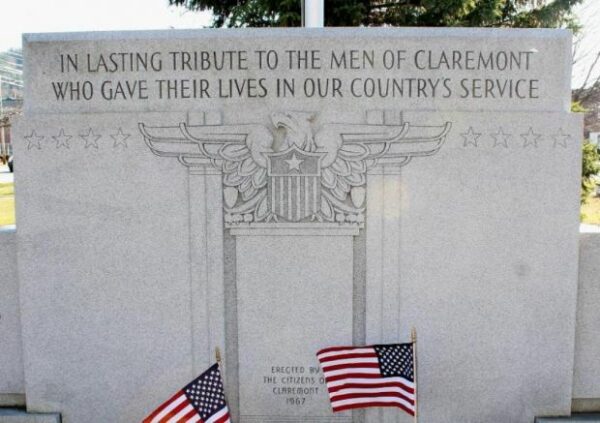 CLAREMONT SUPREME SACRIFICE WAR MEMORIAL CENTER STONE