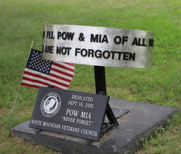 WHITE MOUNTAIN VETERANS COUNCIL POW MIA MEMORIAL