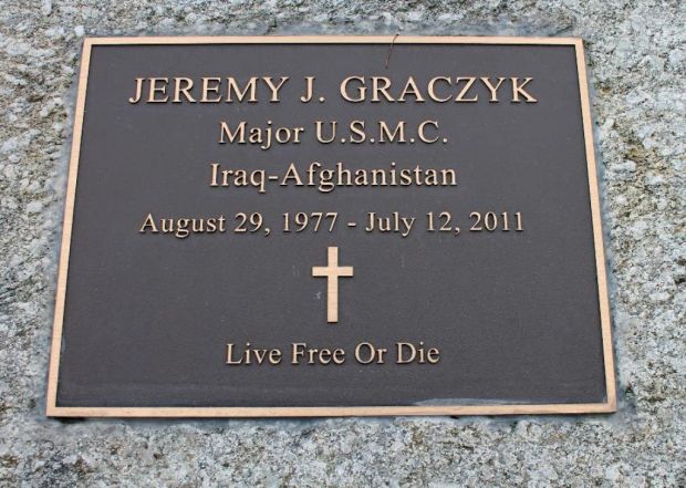 JEREMY J. GRACZYK WAR MEMORIAL PLAQUE