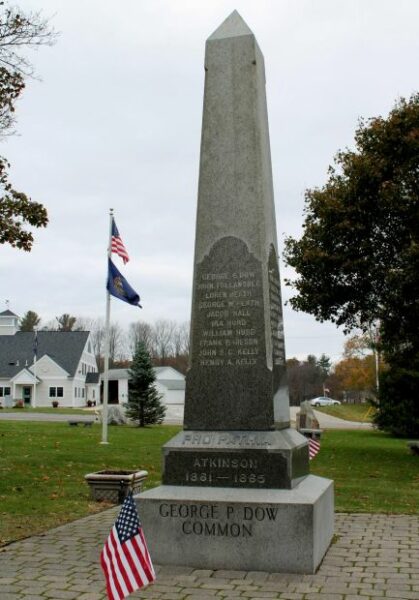 ATKINSON CIVIL WAR VETERANS MEMORIAL SIDE A