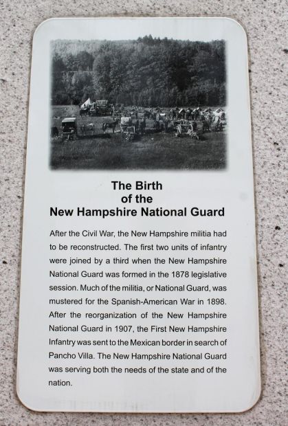 NEW HAMPSHIRE NATIONAL GUARD MEMORIAL PLAQUE