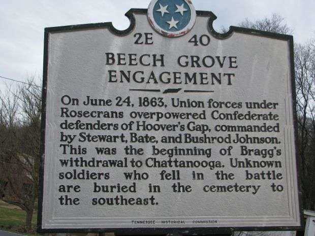 BEACH GROVE ENGAGEMENT WAR MEMORIAL MARKER