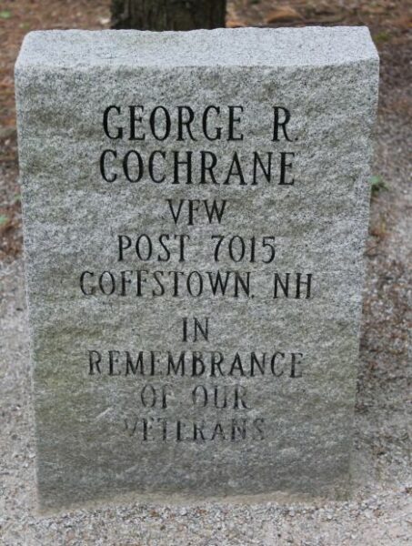 GOERGE R. COCHRANE VFW POST 7015 MEMORIAL