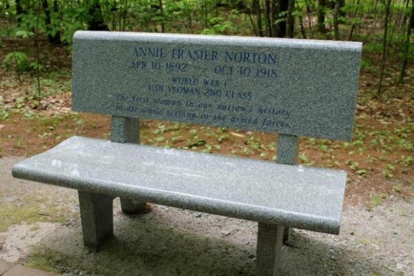 ANNIE FRASIER NORTON WAR MEMORIAL BENCH