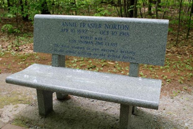 ANNIE FRASIER NORTON WAR MEMORIAL BENCH