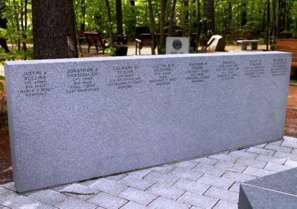 NEW HAMPSHIRE GLOBAL WAR ON TERROR MEMORIAL STONE D