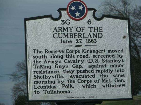 ARMY OF THE CUMBERLAND WAR MEMORIAL MARKER
