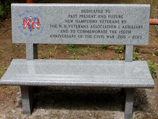 N.H. VETERANS ASSOCIATION WAR MEMORIAL BENCH