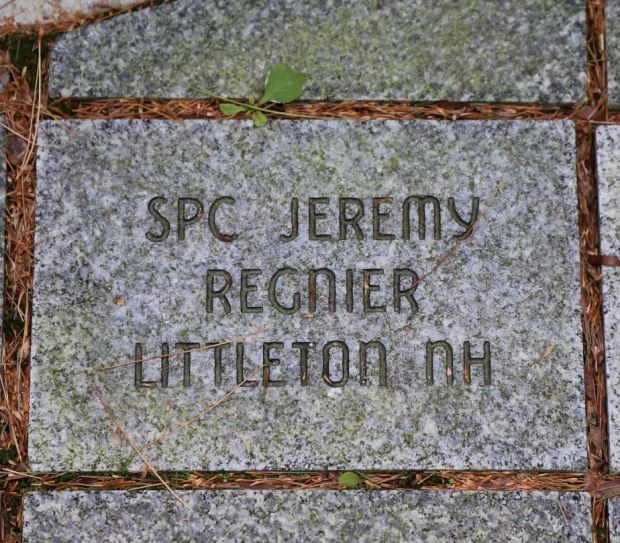 SPC JEREMY REGNIER MEMORIAL PAVER