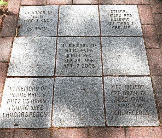 NEW HAMPSHIRE STATE VETERANS CEMETERY KOREAN WAR MEMORIAL PAVER SECTION F