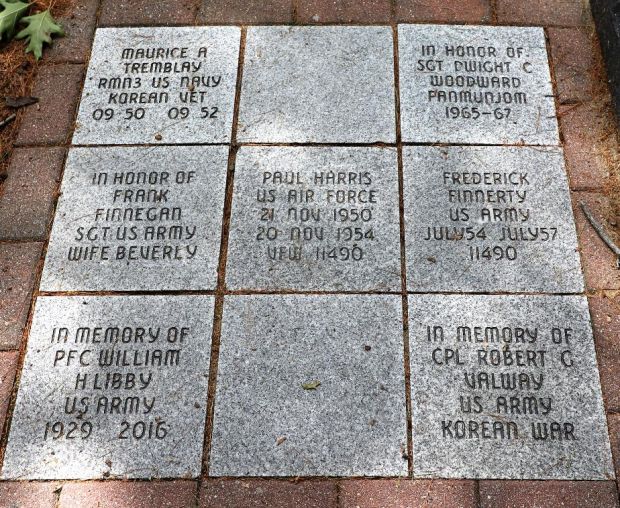 NEW HAMPSHIRE STATE VETERANS CEMETERY KOREAN WAR MEMORIAL PAVER SECTION E