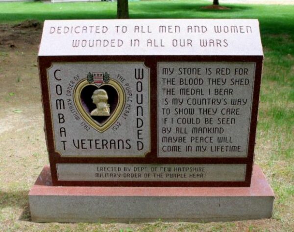 NEW HAMPSHIRE COMBAT WOUNDED VETERANS MEMORIAL