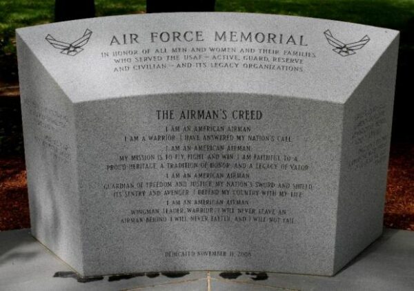 NEW HAMPSHIRE AIR FORCE MEMORIAL STONE A