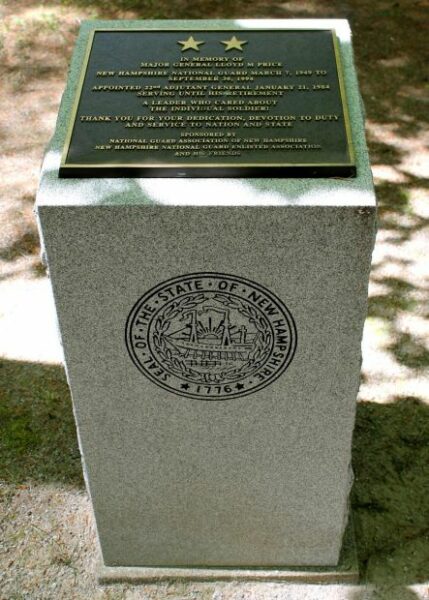MAJOR GENERAL LLOYD M PRICE MEMORIAL