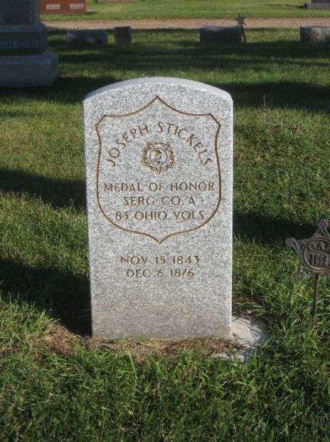 SERG. JOSEPH STICKELS MEDAL OF HONOR GRAVESTONE