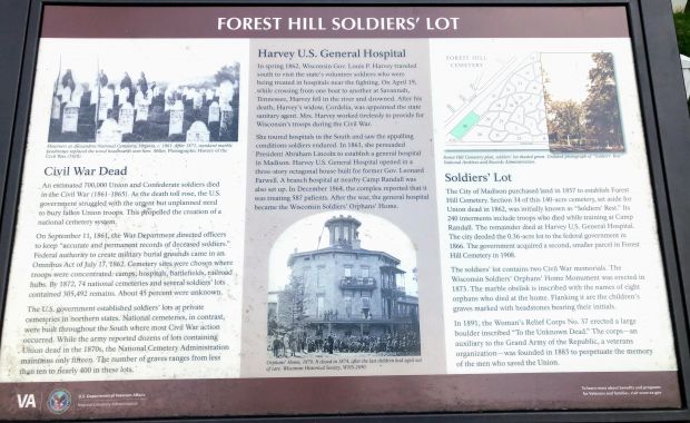 FOREST HILL SOLDIERS LOT MEMORIAL PANEL
