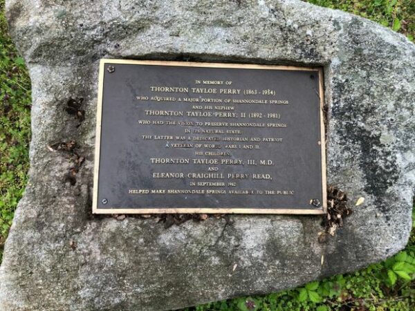 THORNTON TAYLOE PERRY II MEMORIAL PLAQUE