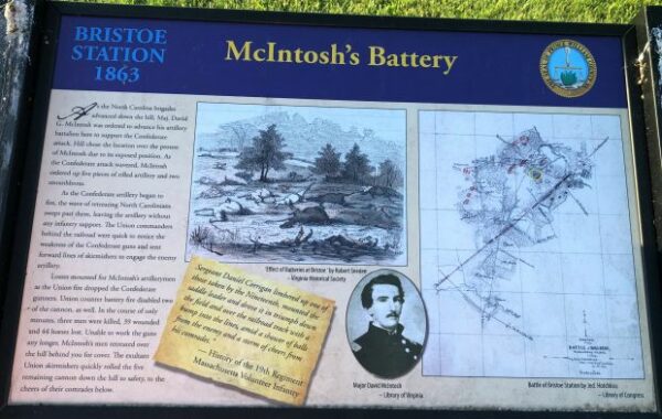 BRISTOE STATION 1863 WAR MEMORIAL PANEL V