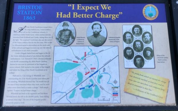 BRISTOE STATION 1863 WAR MEMORIAL PANEL