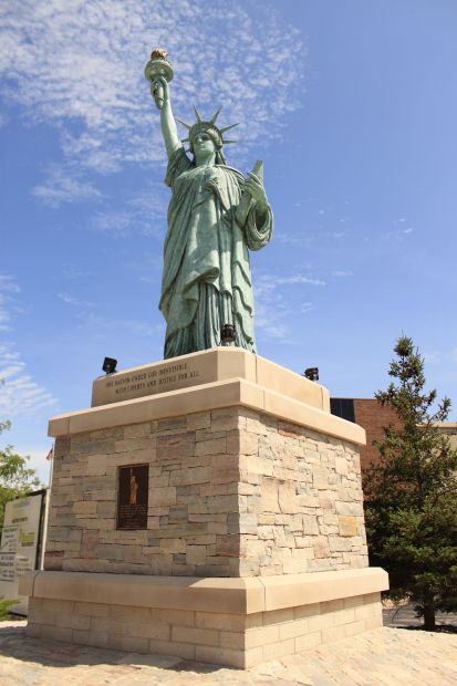 EMPLOYEES OF BERGSTROM STATUE OF LIBERTY 100TH BIRTHDAY MEMORIAL
