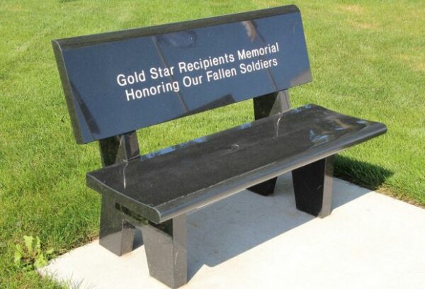 IOLA GOLD STAR RECIPIENTS MEMORIAL BENCH A
