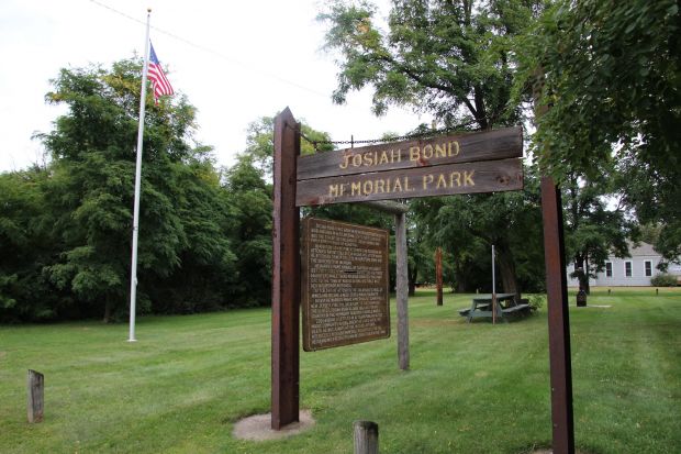 JOSIAH BOND MEMORIAL PARK MARKER