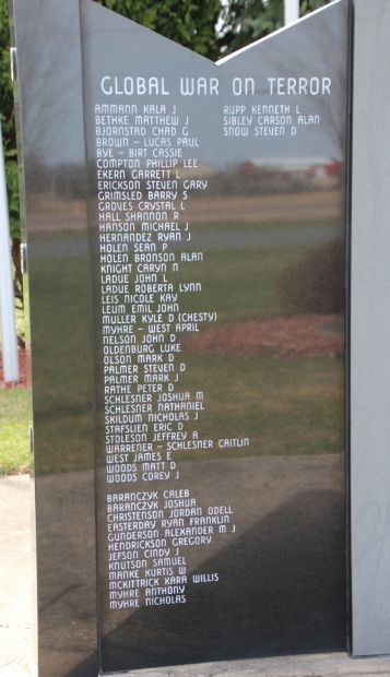 WESTBY AREA VETERANS MEMORIAL STONE C