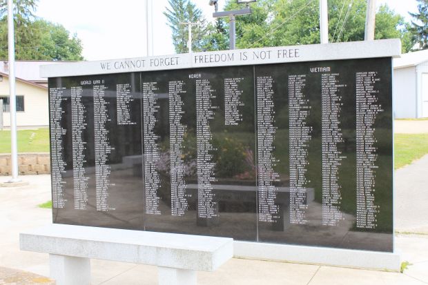 COON CREEK AREA VETERANS MEMORIAL WALL B
