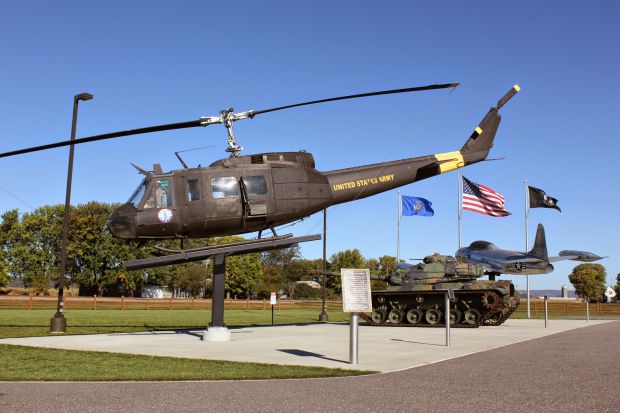 BELL UH-1A “HUEY” HELICOPTER MEMORIAL