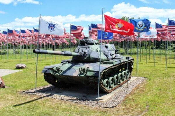AMERICAN LEGION POST 13 M60 A3 TANK MEMORIAL