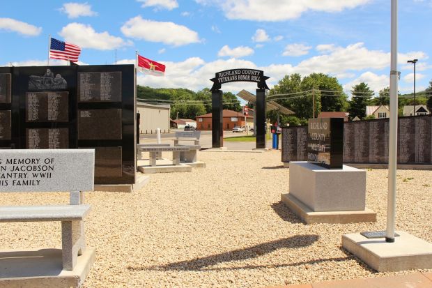 RICHLAND COUNTY VETERANS HONOR ROLL MEMORIAL SIDE E