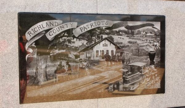 RICHLAND COUNTY VETERANS HONOR ROLL MEMORIAL STONE C