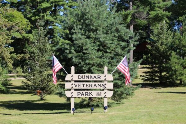 DUNBAR VETERANS PARK MEMORIAL MARKER