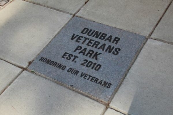 DUNBAR VETERANS PARK MEMORIAL PAVER