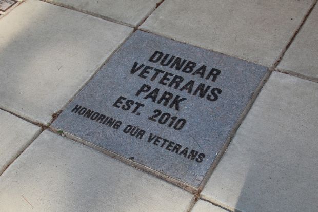 DUNBAR VETERANS PARK MEMORIAL PAVER