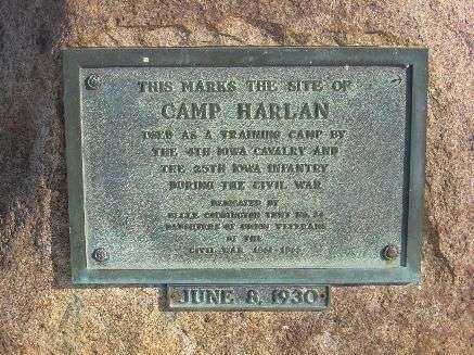 CAMP HARLAN MEMORIAL PLAQUE I