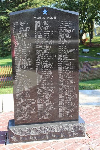 SHULLSBURG AREA VETERANS MEMORIAL STONE D