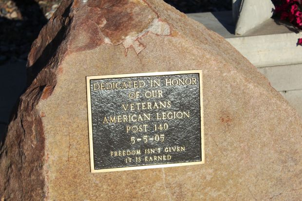 AMERICAN LEGION POST 140 MEMORIAL PLAQUE