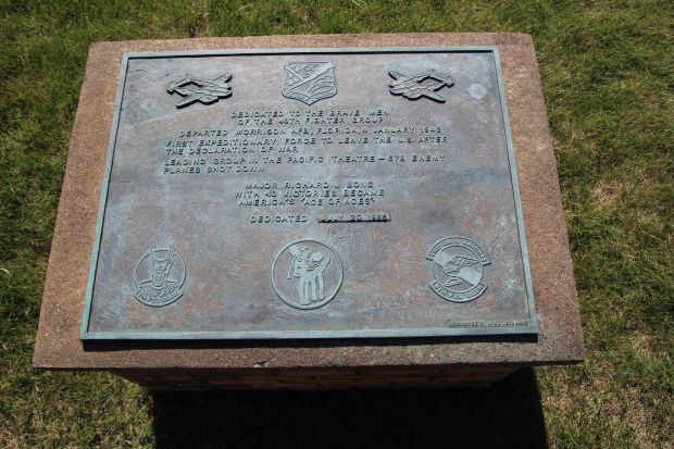 49TH FIGHTER GROUP WAR MEMORIAL PLAQUE