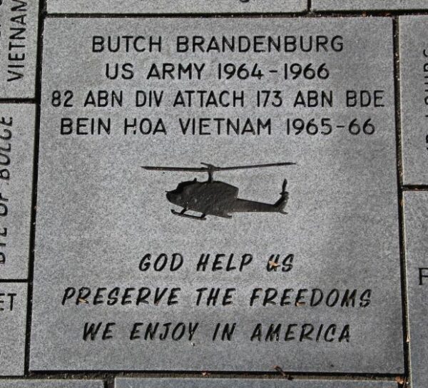 MAYVILLE VETERANS MEMORIAL PAVER C