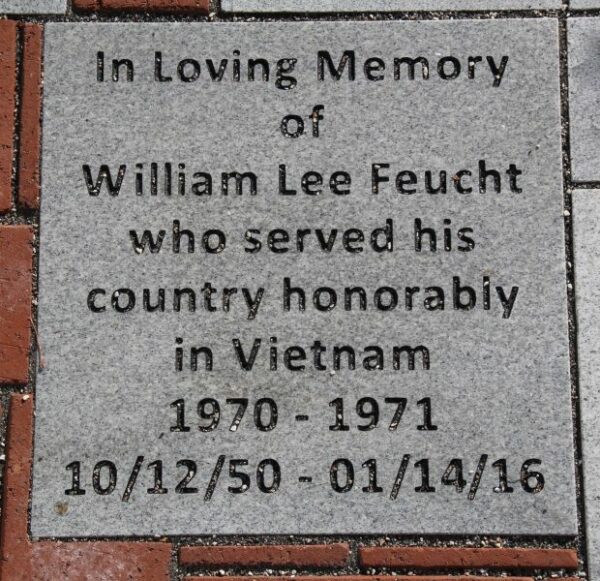 MAYVILLE VETERANS MEMORIAL PAVER A
