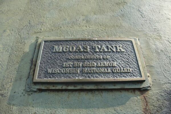 M60A3 TANK 1ST BN 682D ARMOR MEMORIAL PLAQUE