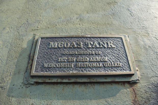 M60A3 TANK 1ST BN 682D ARMOR MEMORIAL PLAQUE