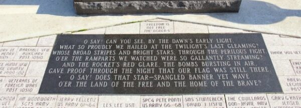 MARSHALL VETERANS MEMORIAL PARK PLAQUE A