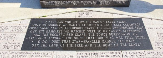 MARSHALL VETERANS MEMORIAL PARK PLAQUE A