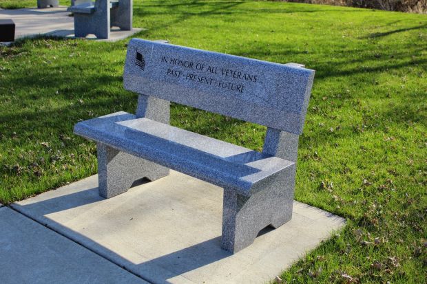 DEFOREST VETERANS MEMORIAL BENCH