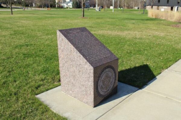 DEFOREST VETERANS MEMORIAL STONE E