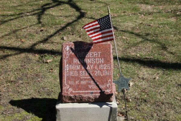 ROBERT ROBINSON MEMORIAL CEMETERY STONE