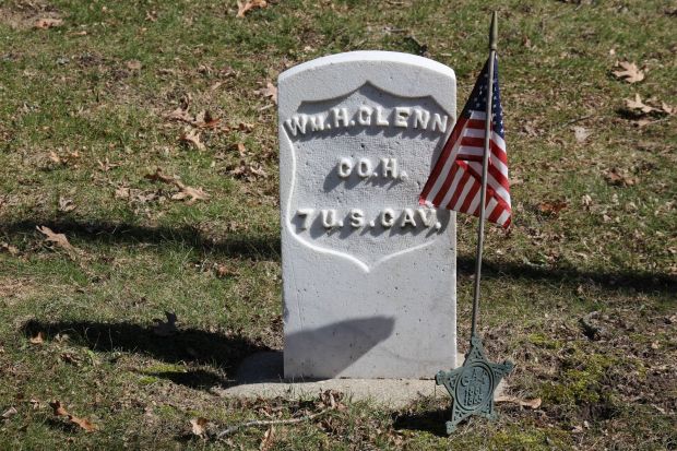 WM. H. GLENN MEMORIAL CEMETERY STONE